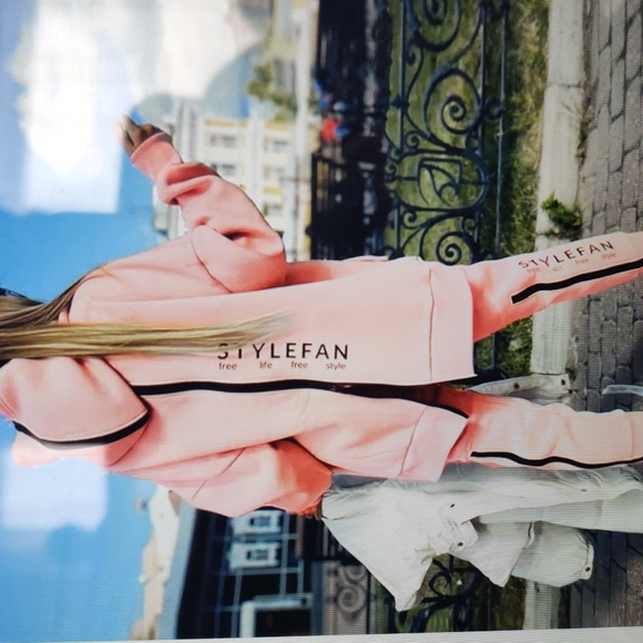 NWT Casual Tracksuit Streetwear Zipper Hoodie & Sweatpants Winter - Picture 2 of 11